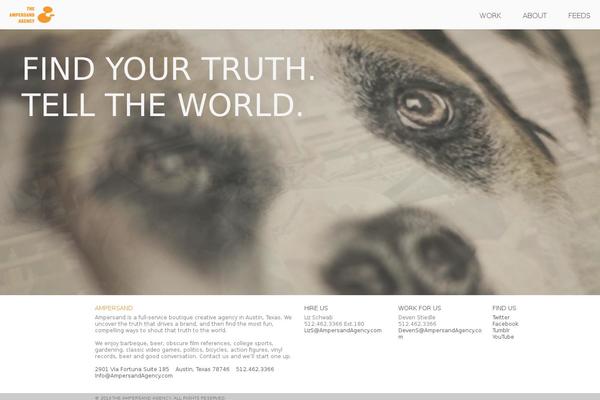 Amp theme site design template sample