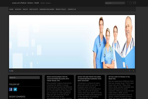 Newp theme site design template sample