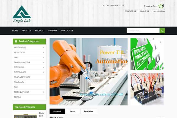Harveststore theme site design template sample