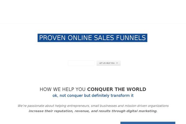 Fortuna theme site design template sample
