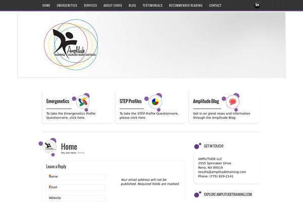 Rounder theme site design template sample