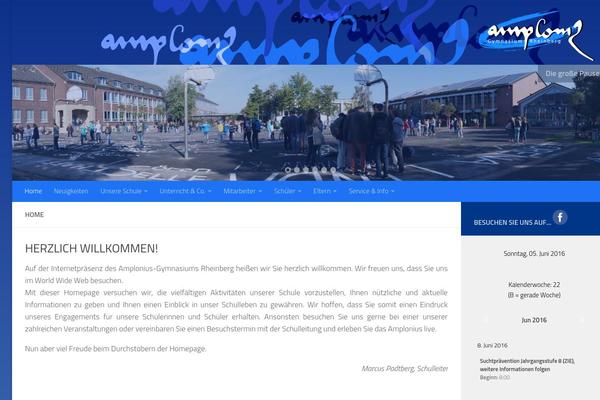 Hueman theme site design template sample