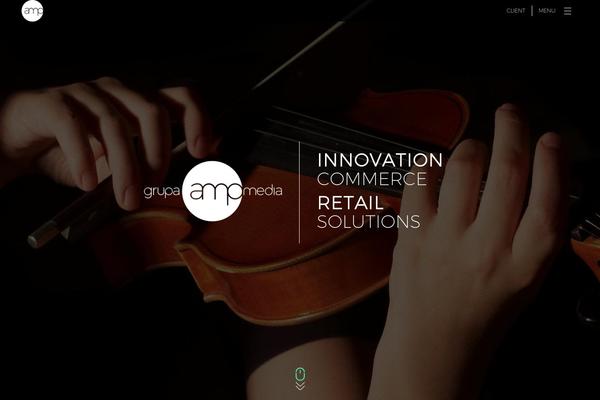 Amp theme site design template sample