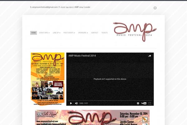 Equilibrium theme site design template sample