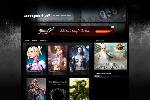 V2 theme site design template sample