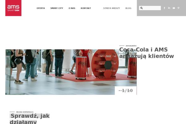 Ams theme site design template sample