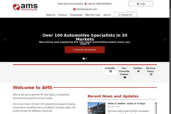 amsauto.com site used Ams-avada