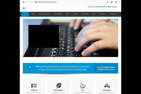 Finex theme site design template sample