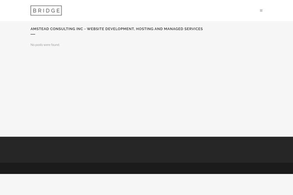 Bridge theme site design template sample