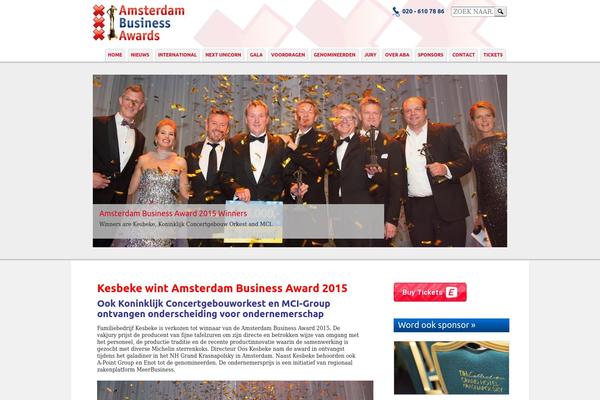 amsterdambusinessaward.nl site used Aba