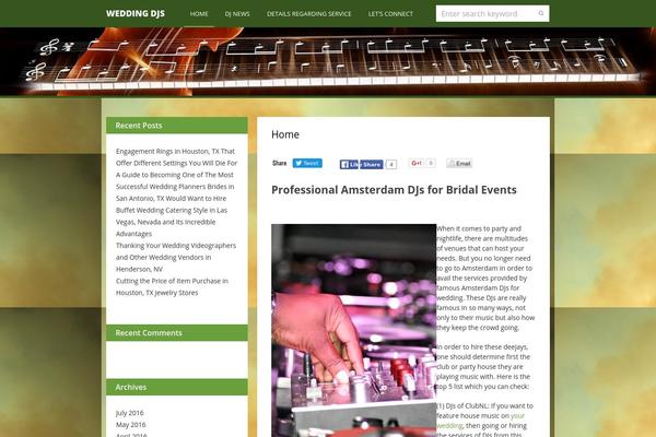 Green Garden theme site design template sample