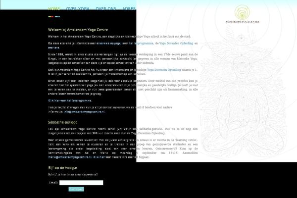 Yoga theme site design template sample