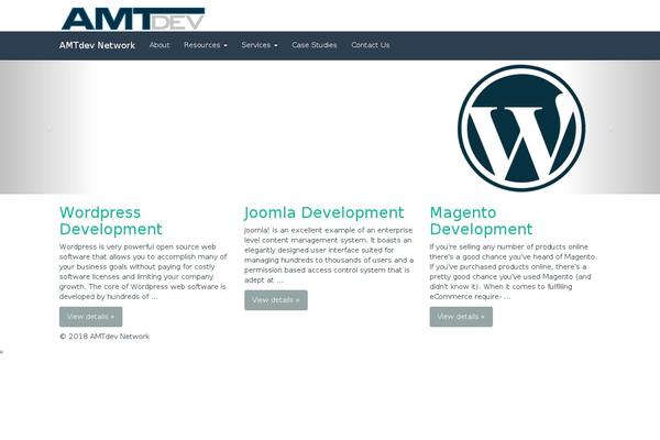 amtdev.com site used Thm.amtdev-child
