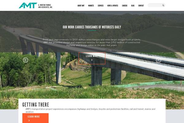 Amt theme site design template sample