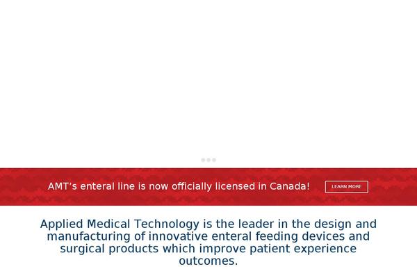 Amt theme site design template sample