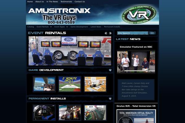Gamezine theme site design template sample