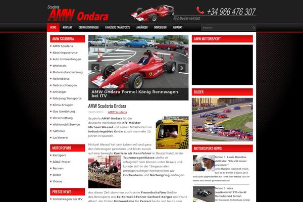 Ecars theme site design template sample
