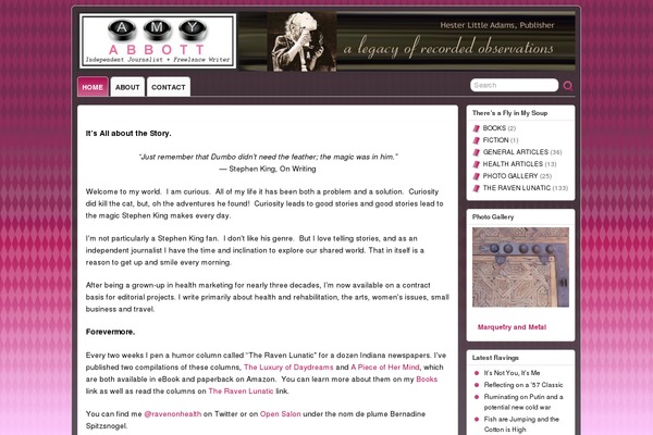 Suffusion theme site design template sample