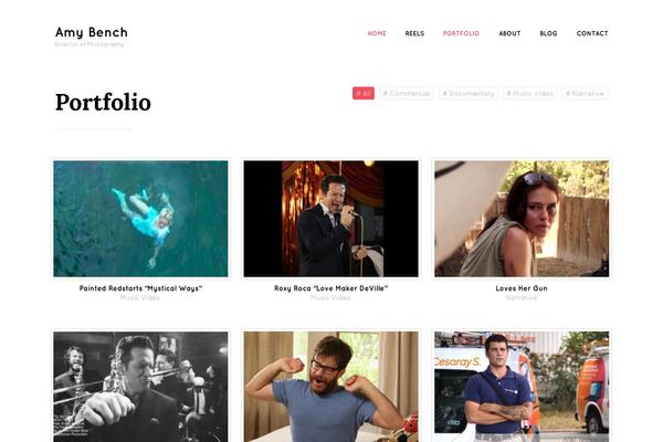 Hanna theme site design template sample