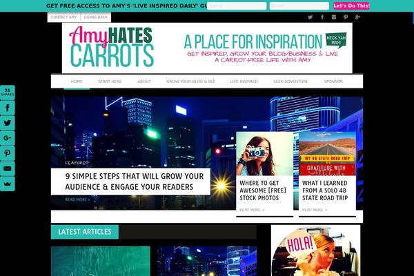 BUCKET theme site design template sample