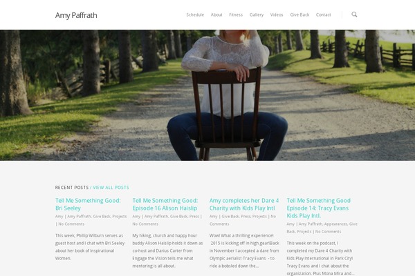 Salient theme site design template sample