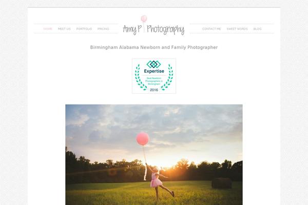 Amplify theme site design template sample