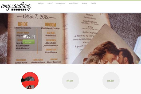 Customizr theme site design template sample