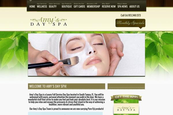 SPA Treats theme site design template sample
