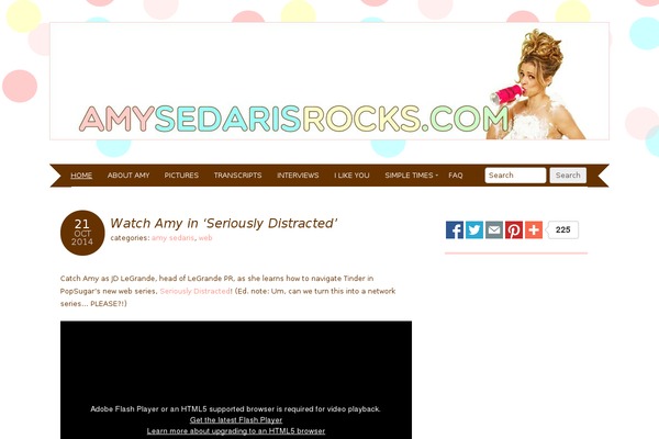 Adelle theme site design template sample