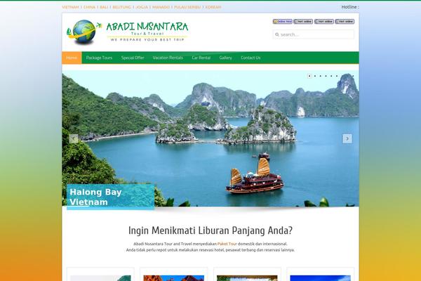 Corporative theme site design template sample