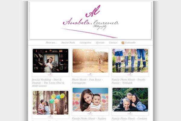 Prophoto4 theme site design template sample