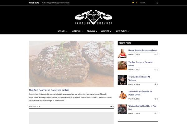 Rigel theme site design template sample