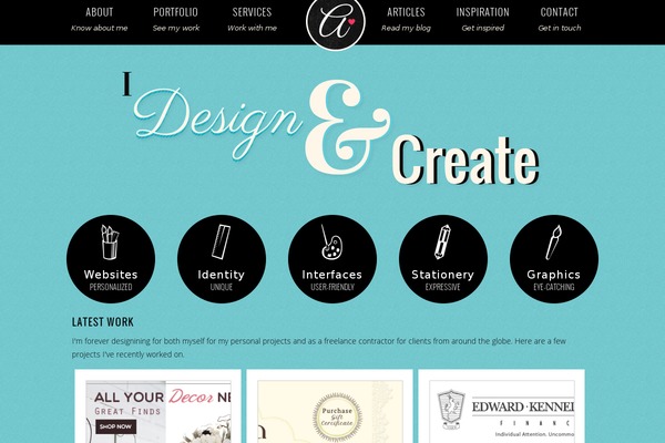 anacreative.net site used Anacreativewp