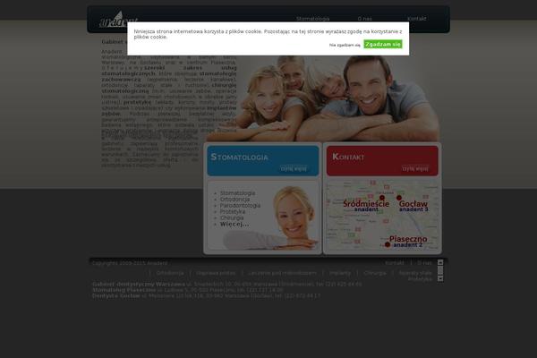Site using Cookie-warning plugin