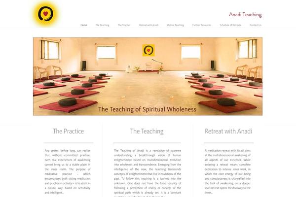 Evolution theme site design template sample