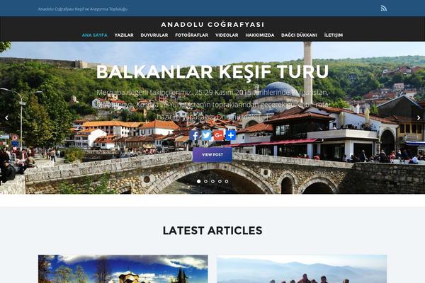 Franz Josef theme site design template sample