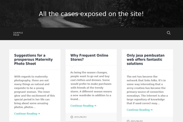 Baskerville theme site design template sample
