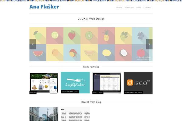 Adapt theme site design template sample