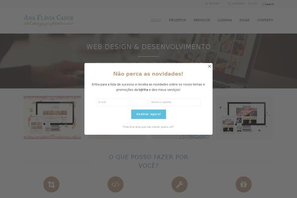 Legenda theme site design template sample