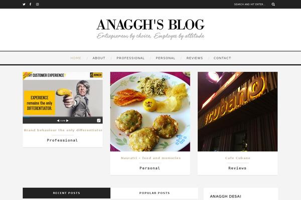 Amory theme site design template sample