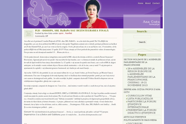 Tempo theme site design template sample