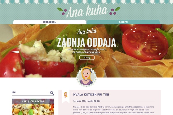 CookingPress theme site design template sample