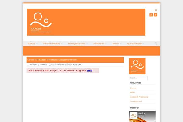 Discovery theme site design template sample