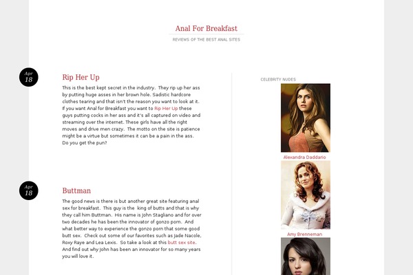 Reddle theme site design template sample