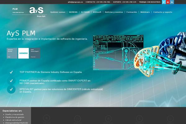 Enfold theme site design template sample