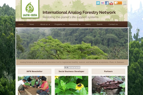 Earth theme site design template sample