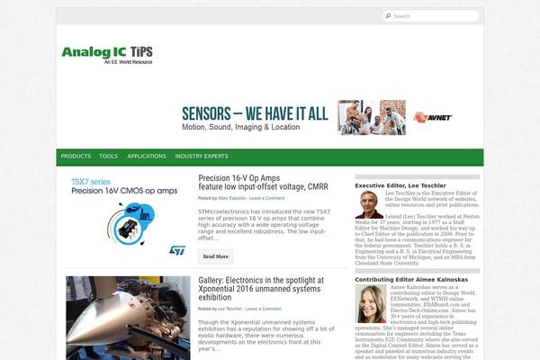 Organic Magazine theme site design template sample