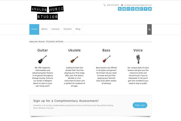 Nebraska theme site design template sample
