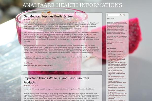 Glossy Stylo theme site design template sample
