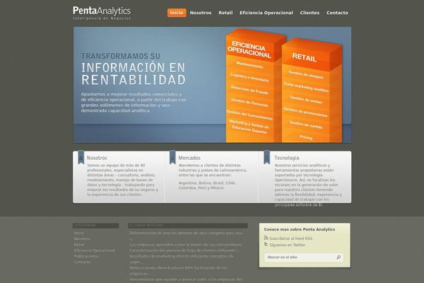 TheProfessional theme site design template sample